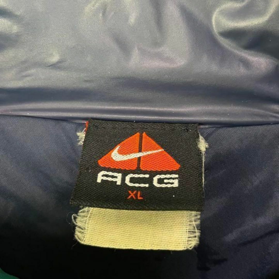 NIKE(ナイキ)の超激レア90s ナイキ ACG ナイロンジャケット フーディ オーバーサイズ メンズのジャケット/アウター(ナイロンジャケット)の商品写真