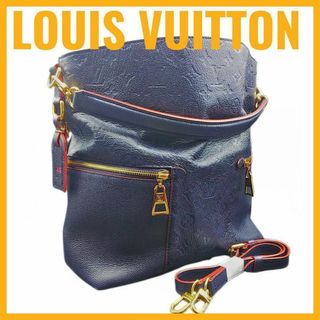 ルイヴィトン(LOUIS VUITTON)のルイヴィトン モノグラム アンプラント メリー ショルダーバッグ ネイビー 美品(ショルダーバッグ)