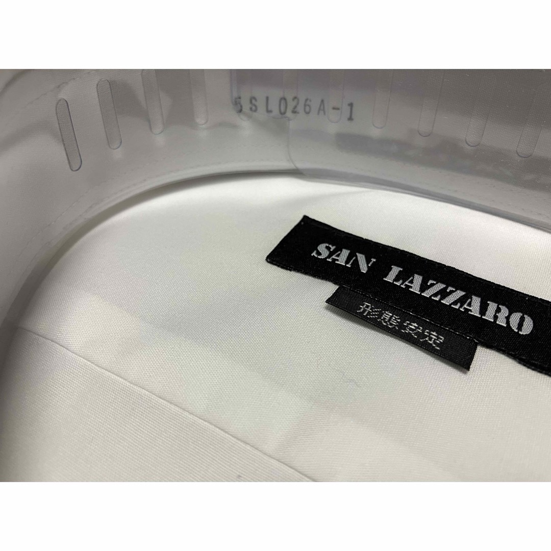 SAN LAZZARO  白無地　形態安定ワイシャツ  3L(45-86 メンズのトップス(シャツ)の商品写真