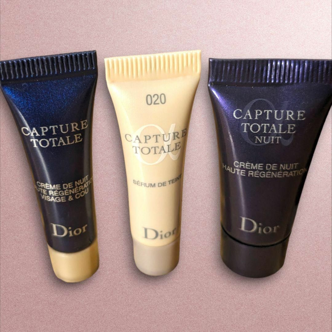 Christian Dior(クリスチャンディオール)のDior ディオール カプチュールトータル クリーム サンプル 試供品 セット コスメ/美容のスキンケア/基礎化粧品(フェイスクリーム)の商品写真