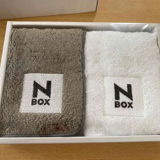 イマバリタオル(今治タオル)のN-BOX 刺繍入り今治ハンカチタオル　2枚組(その他)