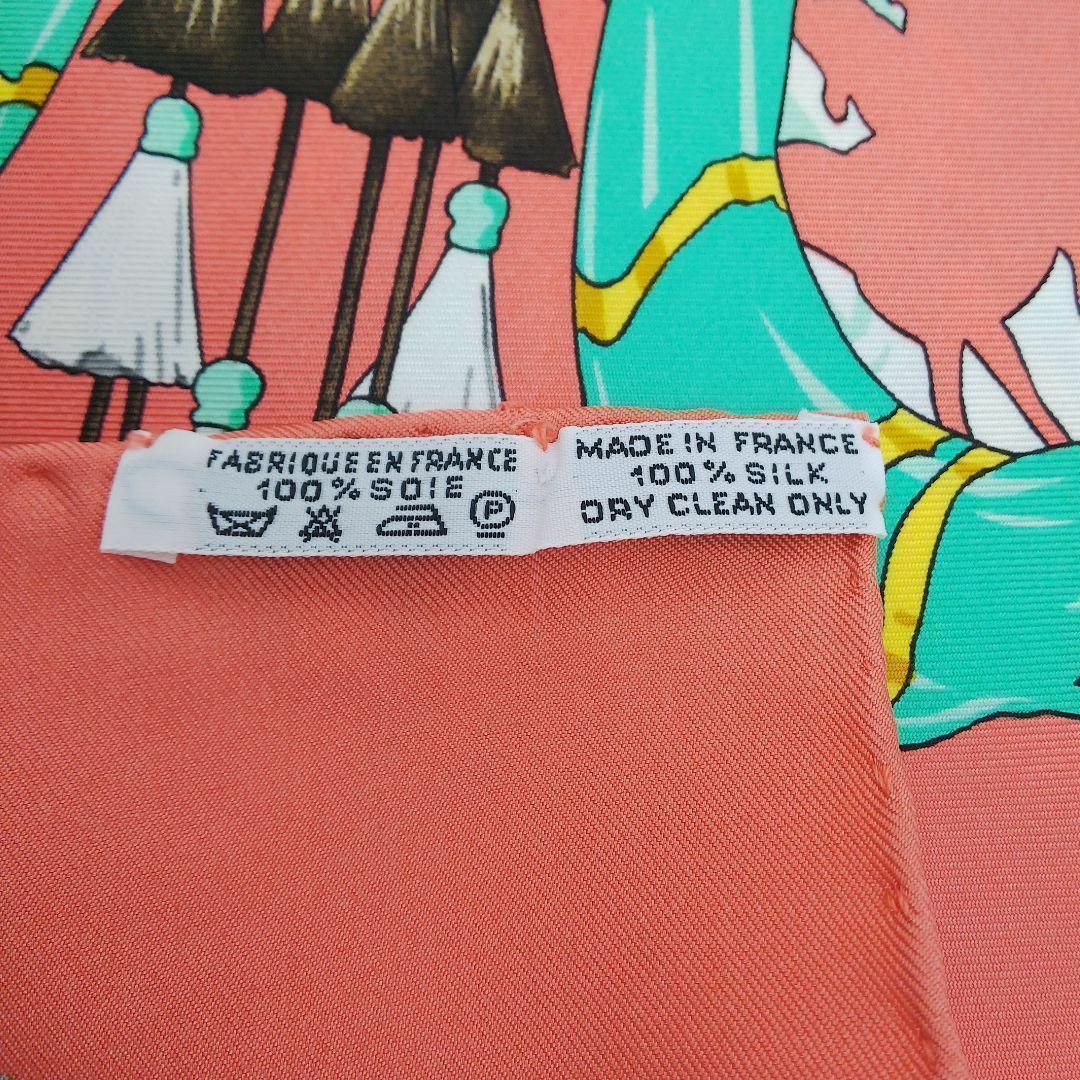 Hermes(エルメス)の美品 エルメス カレ90 スカーフ セビリアの休日 シルク100% ピンク系 レディースのファッション小物(バンダナ/スカーフ)の商品写真