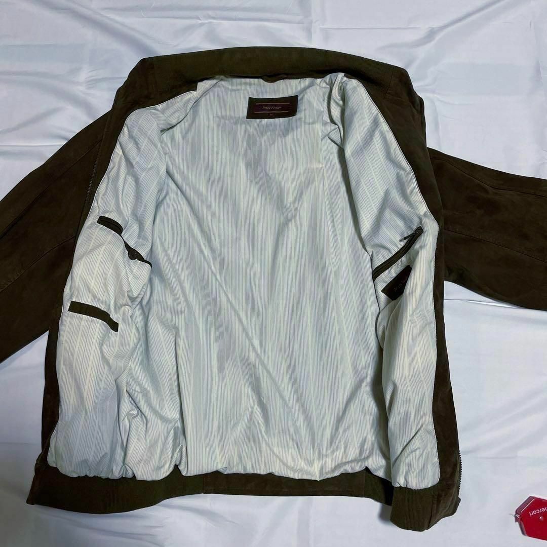 peter fitch スエードレザージャケット　ブルゾン メンズのジャケット/アウター(レザージャケット)の商品写真