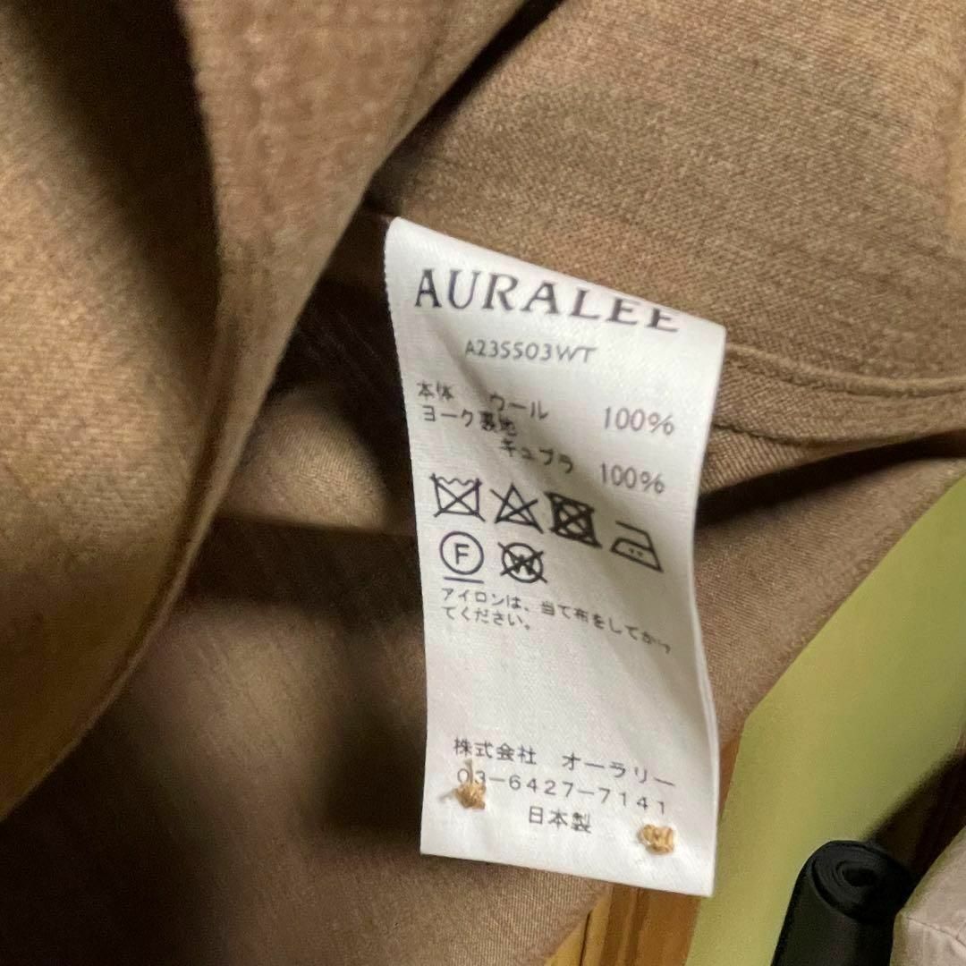 AURALEE(オーラリー)のAURALEE SUPER FINE TROPICAL WOOL SHIRT メンズのトップス(シャツ)の商品写真