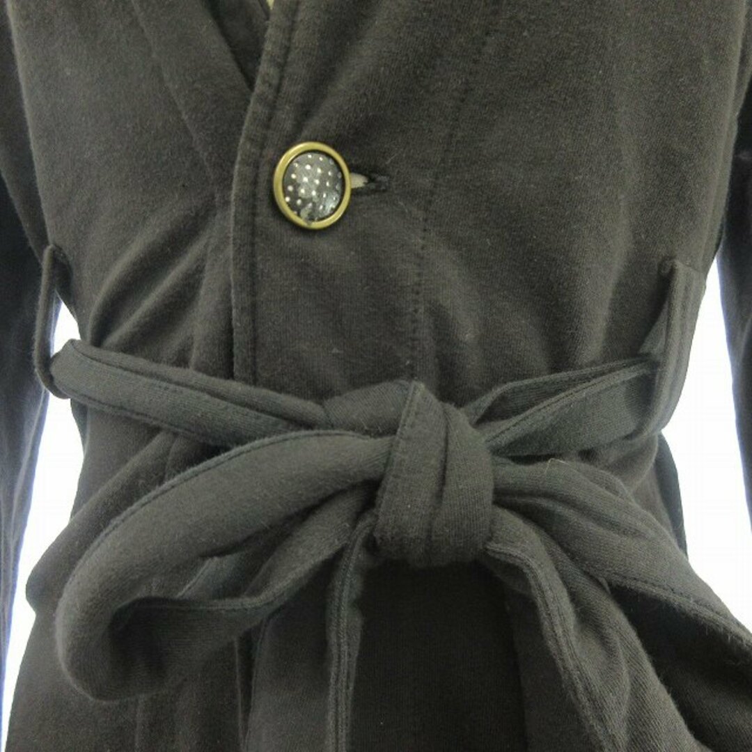 DIESEL(ディーゼル)のディーゼル スゥエット地 ジャケット ベルト付 茶 ブラウン S ■GY06 レディースのジャケット/アウター(その他)の商品写真
