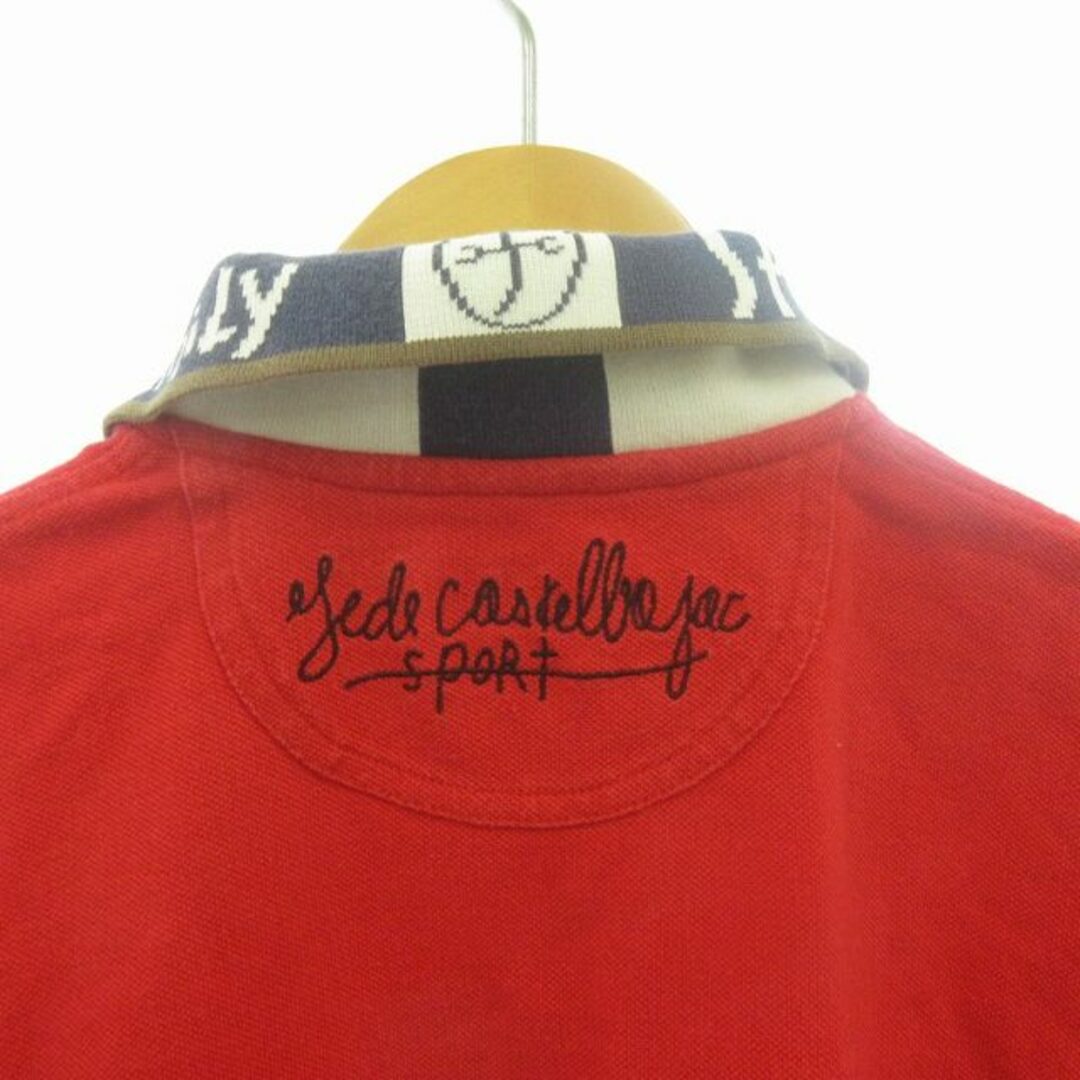 CASTELBAJAC(カステルバジャック)のカステルバジャック ポロシャツ カットソー ワンポイント刺繍 2 約XS相当 メンズのトップス(ポロシャツ)の商品写真