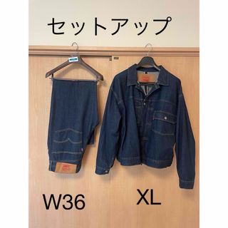 リーバイス(Levi's)のLevi’s® × BEAMS SUPER WIDE JK XLJEANw36(Gジャン/デニムジャケット)