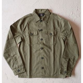 新品*RRL*ヘリンボーンツイルミリタリーシャツ *S　ダブルアールエル