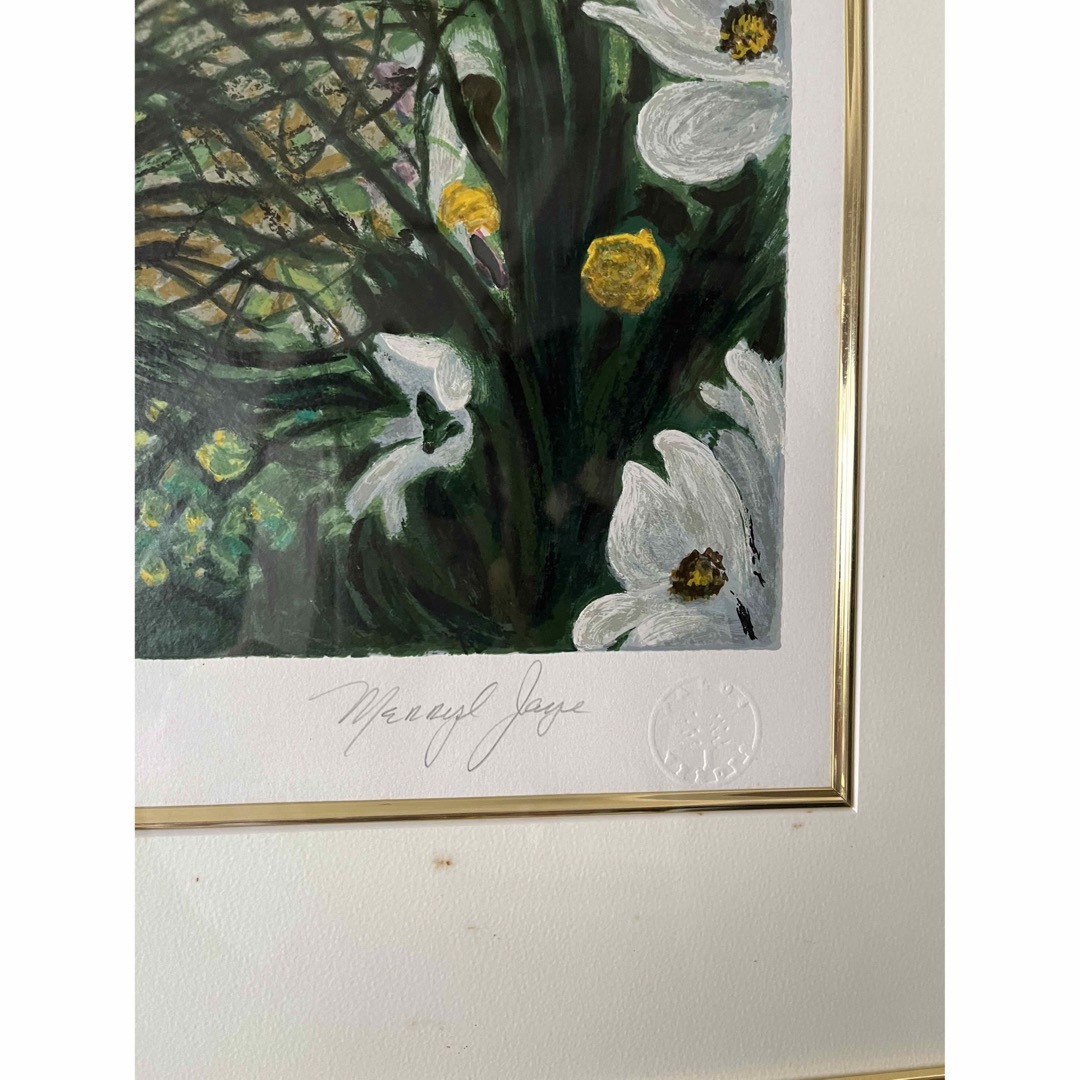 絵画☆アールビバン（株）保証書付き！シルクスクリーン