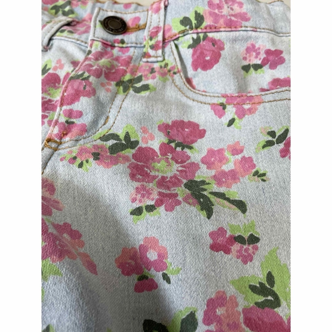 デニム　ショートパンツ　２枚セット　110cm 女の子 キッズ/ベビー/マタニティのキッズ服女の子用(90cm~)(パンツ/スパッツ)の商品写真