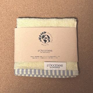 ロクシタン(L'OCCITANE)のノベルティ バイカラーイエローハンドタオル  L'OCCITANE  ロクシタン(その他)