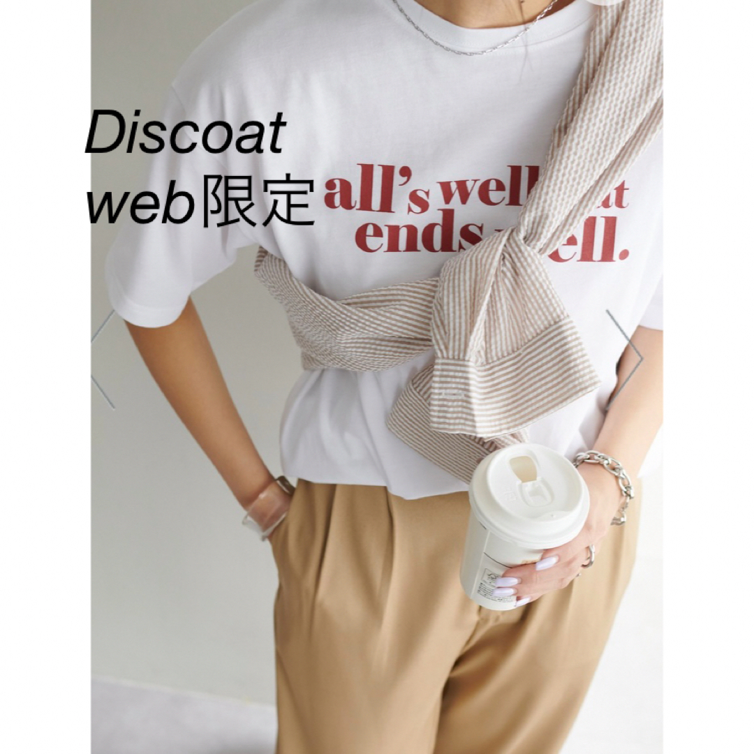 Discoat(ディスコート)のDiscoat web限定Tシャツ メンズのトップス(Tシャツ/カットソー(半袖/袖なし))の商品写真