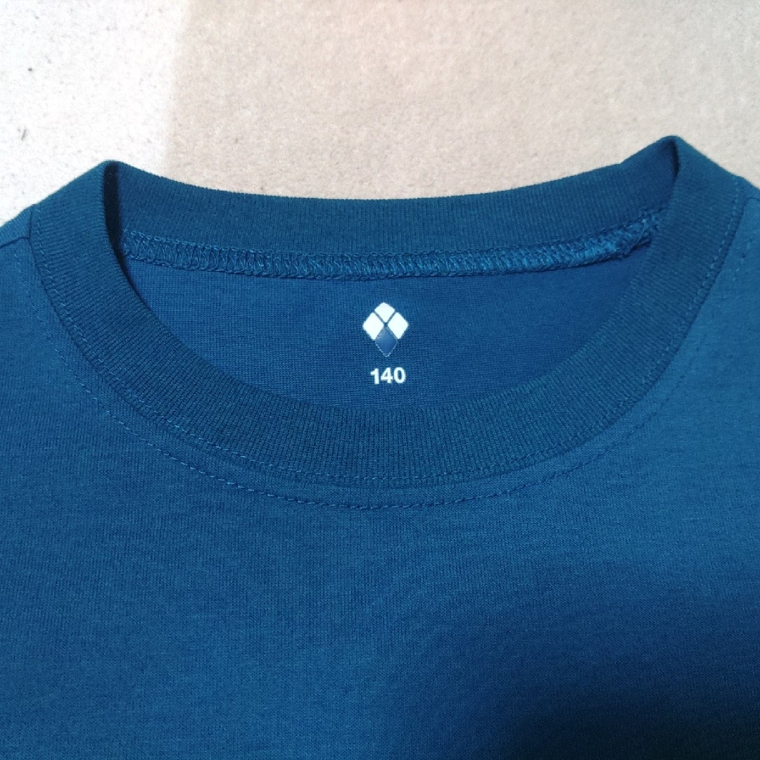 mont bell(モンベル)のモンベル　キッズ　ウィックロン  Tシャツ　140   やま　WIC.T キッズ/ベビー/マタニティのキッズ服男の子用(90cm~)(Tシャツ/カットソー)の商品写真