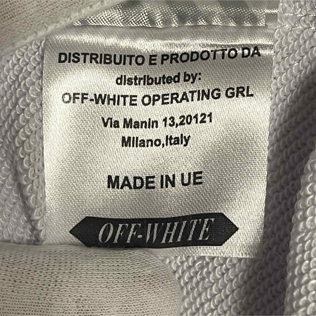 OFF-WHITE(オフホワイト)の古着✨希少　Off-White オフホワイト　パーカー　フーディ 2013  M メンズのトップス(パーカー)の商品写真
