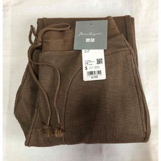 ユニクロ(UNIQLO)の新品　ヒートテックウールブレンドワッフルパンツ　ユニクロ　マメクロ　極暖(カジュアルパンツ)