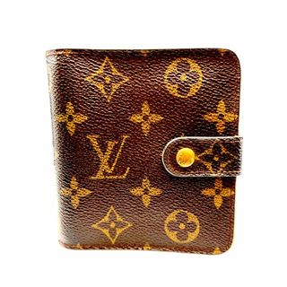 ルイヴィトン(LOUIS VUITTON)の美品 廃盤 ヴィトン モノグラム コンパクトジップ M61667(財布)