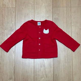 PETIT BATEAU - PETIT BATEAU カーディガン 86cm