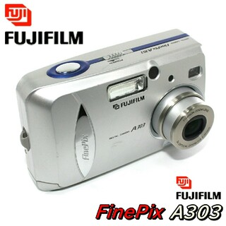 フジフイルム(富士フイルム)のFUJI FILM FinePix A303 シルバー⭐︎コンデジ✨完動品✨(コンパクトデジタルカメラ)