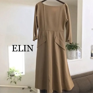 エリン(ELIN)の新品 ELIN エリン 38 バックボタンドレス ワンピース(ひざ丈ワンピース)