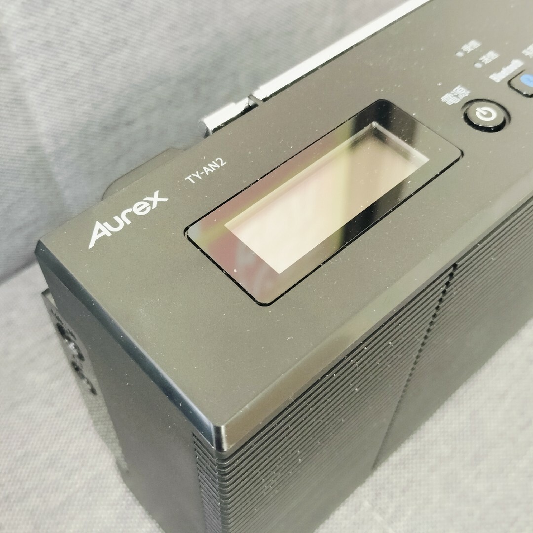 東芝(トウシバ)のTOSHIBA　東芝CDラジオ　TY-AN2　Aurex　オーレックス　ブラック スマホ/家電/カメラのオーディオ機器(その他)の商品写真