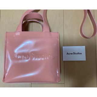 Acne Studios - 【美品】Acne studios ロゴミニショルダー　トートバッグ　ピンク