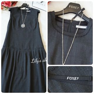 フォクシー(FOXEY)のフォクシー　フルールドレス(ひざ丈ワンピース)