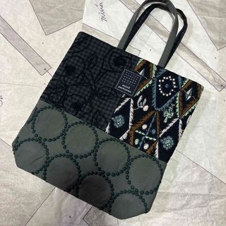 ミナペルホネン(mina perhonen)のミナペルホネン　toast bag ピース　ダークミックス(トートバッグ)