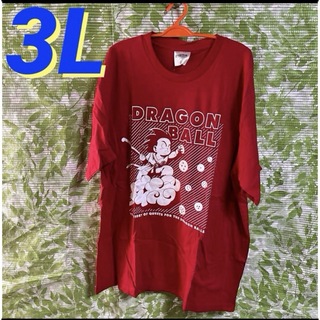 ドラゴンボール - 3L☆ドラゴンボール★メンズプリントTシャツ★赤★孫悟空/少年期