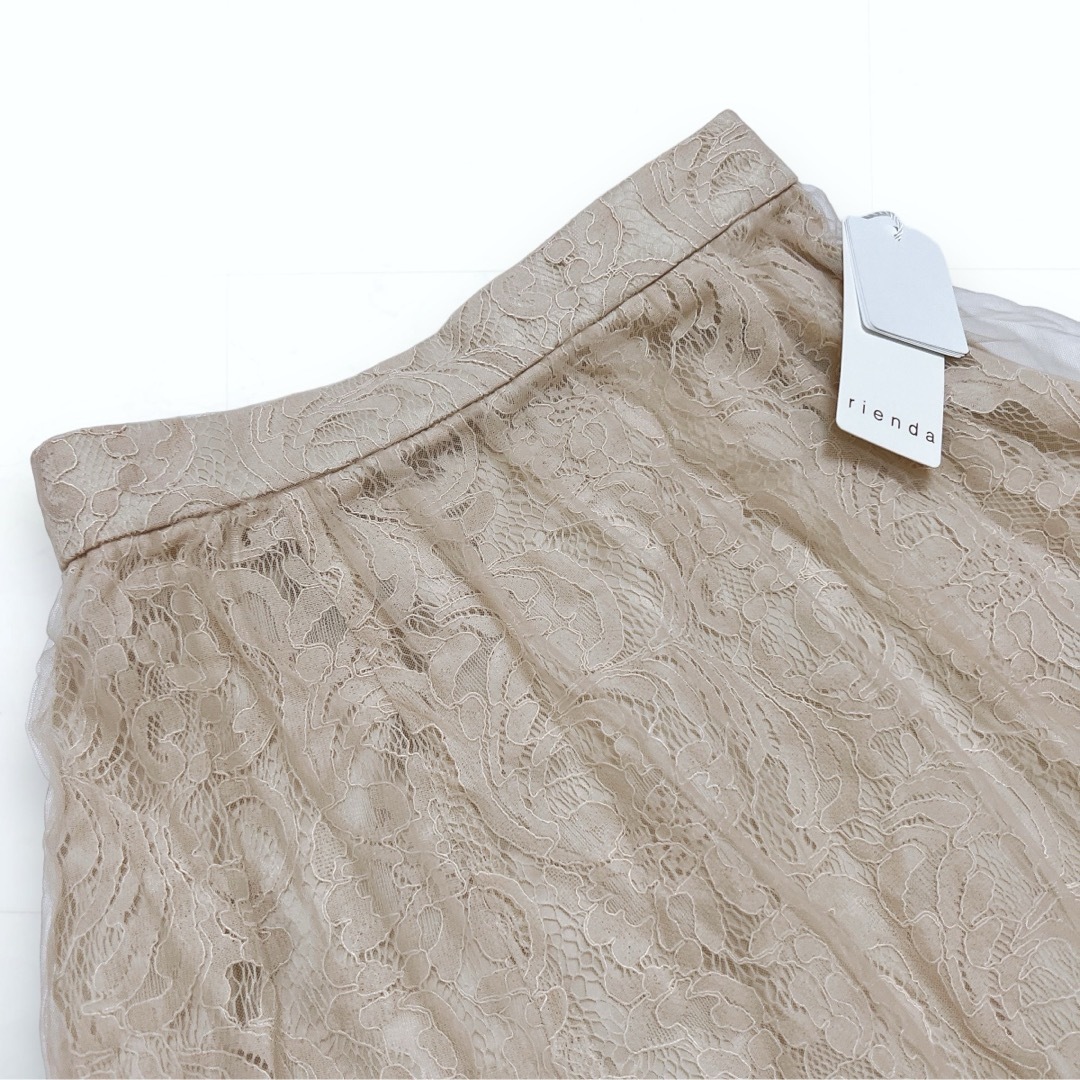 rienda(リエンダ)の【新品】rienda ティアードボリュームJ/W スカート チュール フレア S レディースのスカート(ロングスカート)の商品写真