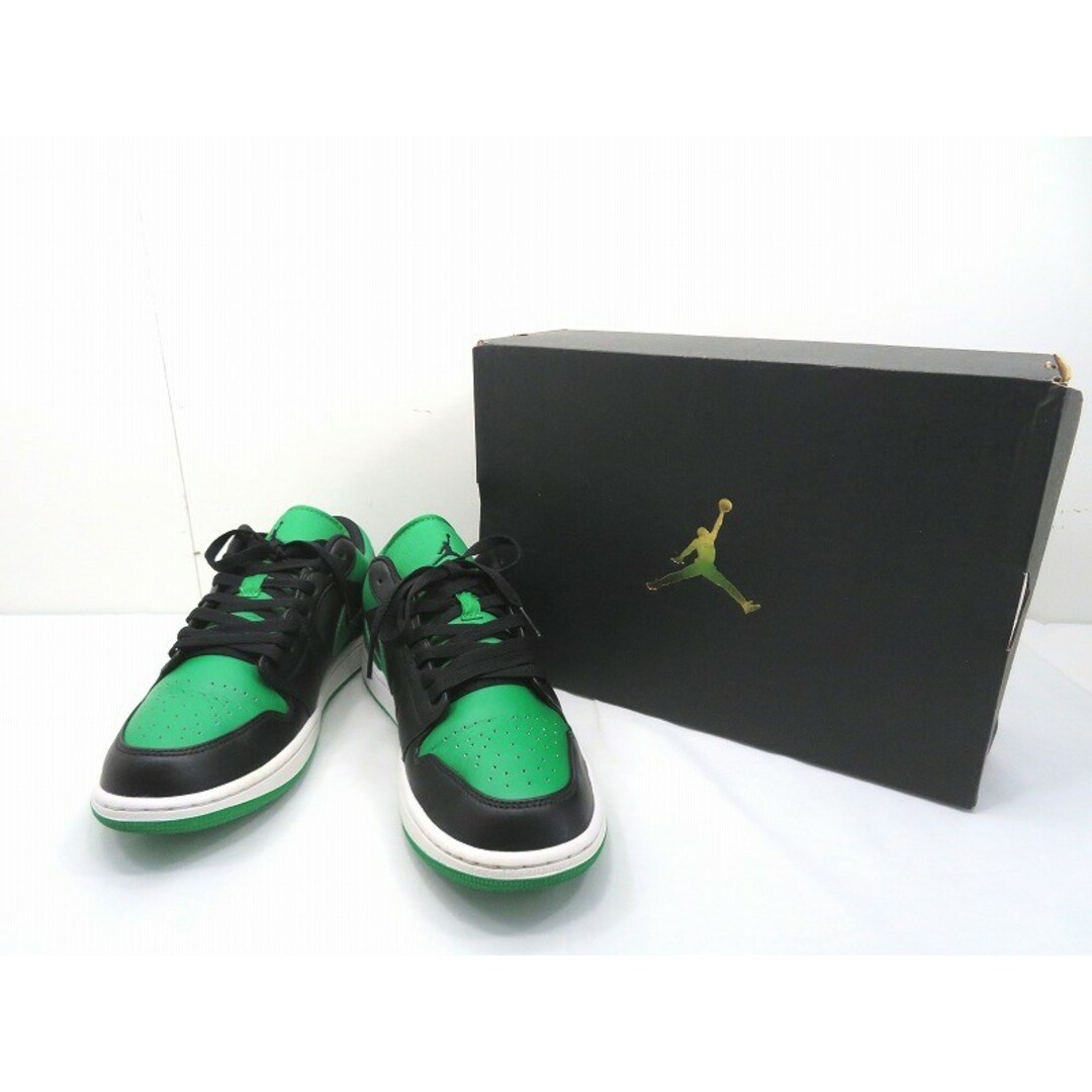 NIKE(ナイキ)のs24g-534k【中古】NIKE ナイキ　AIR JORDAN 1 LOW エアジョーダン 1 ロー　スニーカー　553558-065　27.0cm　グリーン メンズの靴/シューズ(スニーカー)の商品写真