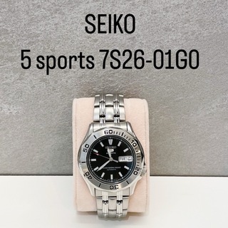 SEIKO - セイコー 5SPORTSスポーツ 7S26-01G0 自動巻きオートマティック 