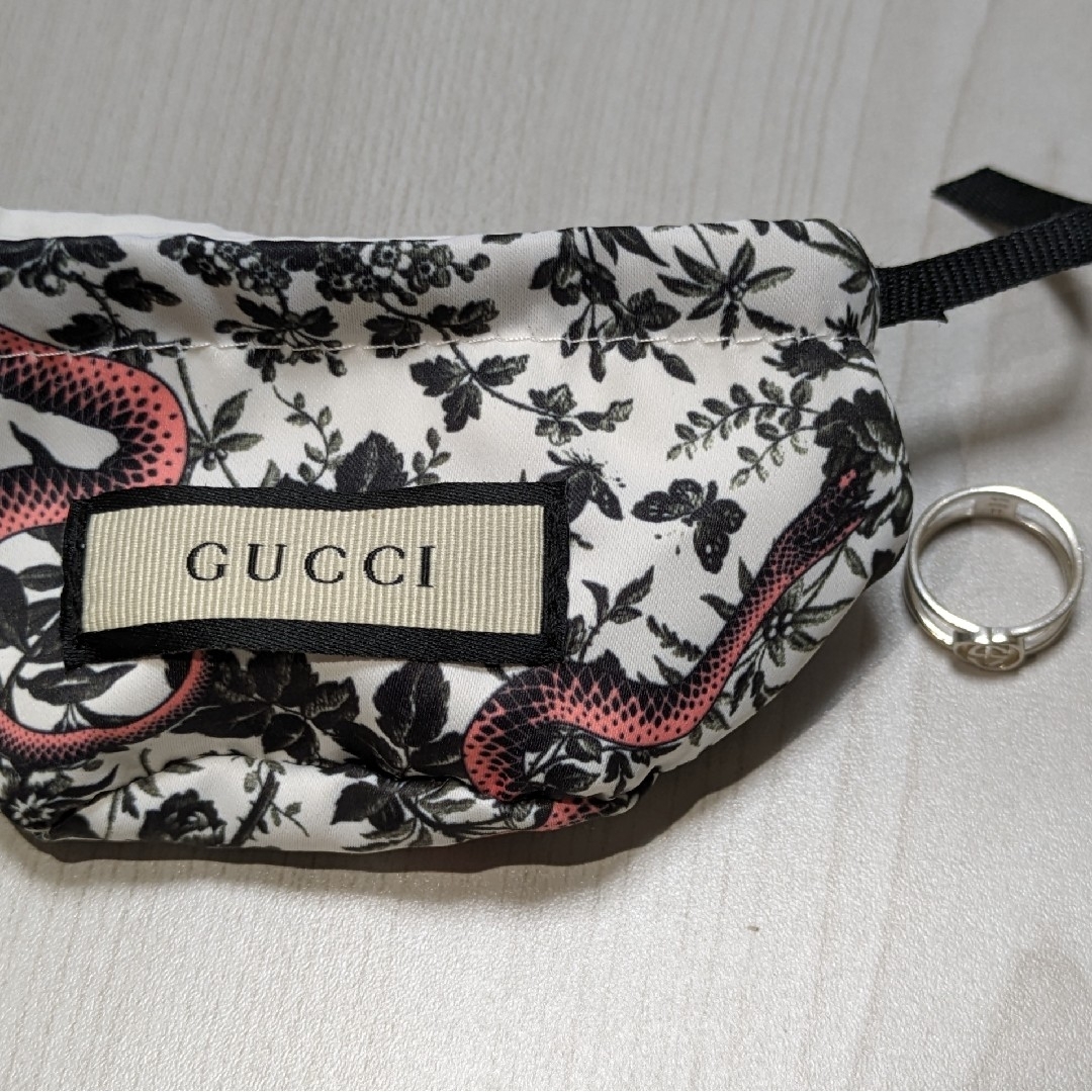 Gucci(グッチ)の美品✨GUCCIのインターロッキングG オープンリング レディースのアクセサリー(リング(指輪))の商品写真