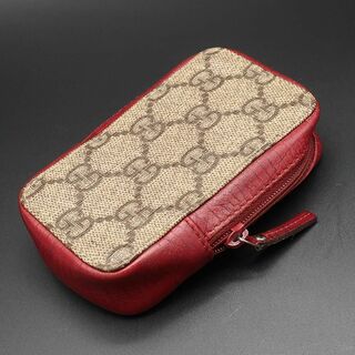 グッチ(Gucci)の正規品 グッチ Gucci 小銭入れ Coin Case GGスプリーム 赤(コインケース)