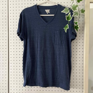 【ヴィンテージ風】 Freak's Store大特価!藍色ブルーポケットTシャツ