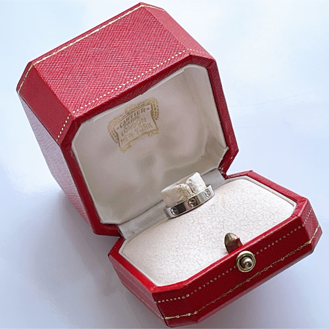 Cartier(カルティエ)のカルティエ ラブリング ホワイトゴールド 8号 レディースのアクセサリー(リング(指輪))の商品写真