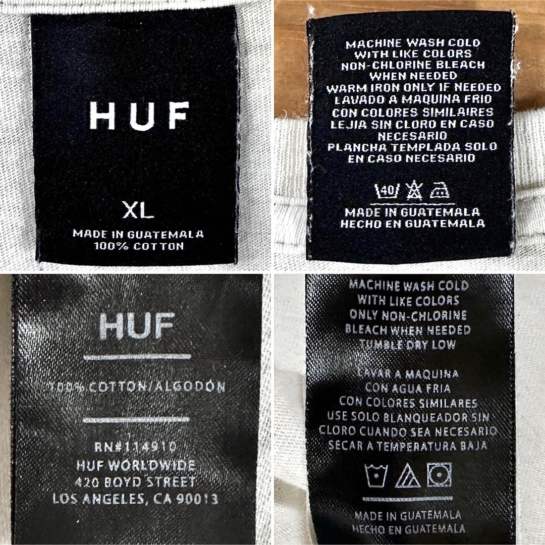 HUF(ハフ)のHUF ハフ ビッグロゴ ビッグシルエット タイダイ柄 Tシャツ メンズのトップス(Tシャツ/カットソー(半袖/袖なし))の商品写真