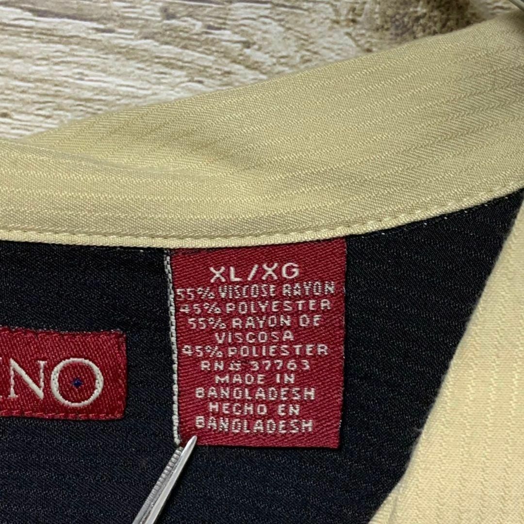 【w383】USA古着ビンテージ半袖キューバシャツボックスシルエットアロハライン メンズのトップス(シャツ)の商品写真