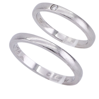 カルティエ Cartier バレリーナ ウェディング リング BALLERINE WEDDING BAND リング 指輪 結婚指輪 マリッジリング プラチナ(リング(指輪))