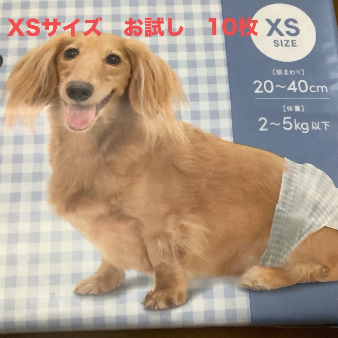 アイリスオーヤマ(アイリスオーヤマ)のペット用　オムツ　アイリスオーヤマ　サイズXS  お試し　10枚 その他のペット用品(犬)の商品写真