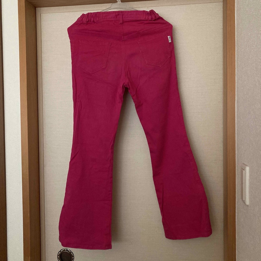 カジュアルパンツ　160  ピンク　女の子　長ズボン レディースのパンツ(カジュアルパンツ)の商品写真