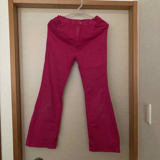 カジュアルパンツ　160  ピンク　女の子　長ズボン(カジュアルパンツ)