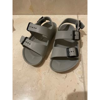 ビルケンシュトック(BIRKENSTOCK)のビルケンシュトック　キッズ　18 グレー(サンダル)