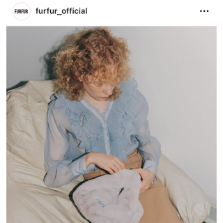 fur fur - FURFUR ♡ デコラティブフリルブラウス
