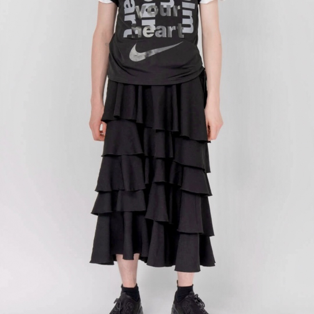 BLACK COMME des GARCONS(ブラックコムデギャルソン)のブラックコムデギャルソン　スカート レディースのスカート(ロングスカート)の商品写真