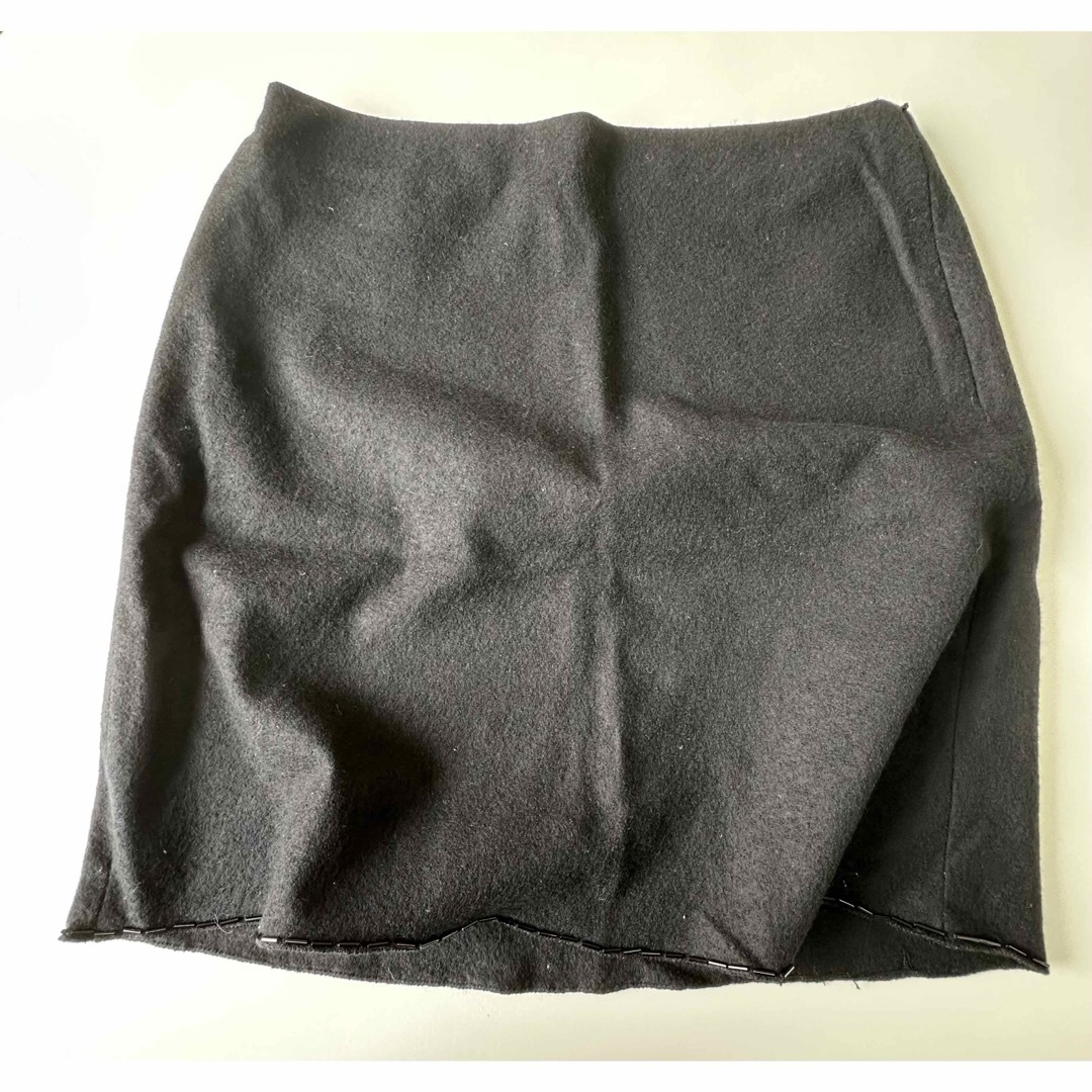 PRADA(プラダ)のPRADA  マイクロミニスカート42   wool 100% レディースのスカート(ミニスカート)の商品写真