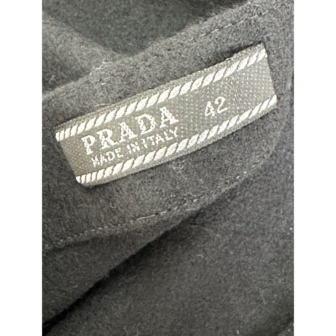 PRADA(プラダ)のPRADA  マイクロミニスカート42   wool 100% レディースのスカート(ミニスカート)の商品写真
