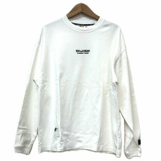 SY32 ロングスリーブT 長袖Ｔシャツ ホワイト 13521 M メンズ【中古】(Tシャツ/カットソー(七分/長袖))