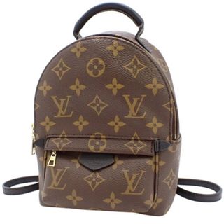 ルイヴィトン(LOUIS VUITTON)のLOUIS VUITTON(ルイ・ヴィトン) モノグラム パームスプリングス バックパック MINI リュック・バックパック リュックサック ミニ ブラウン茶 ブラック黒 ゴールド金具 M44873(2024年5月現在現行品) レディース 40601114671【中古】【アラモード】(リュック/バックパック)