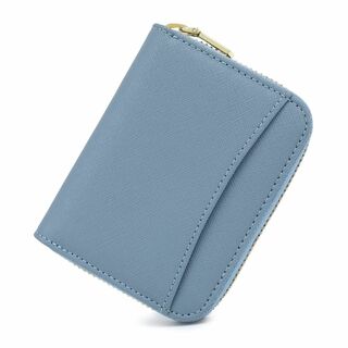 【色: サックスブルー×グレー】[honey&blue] ミニ財布 カードケース(その他)