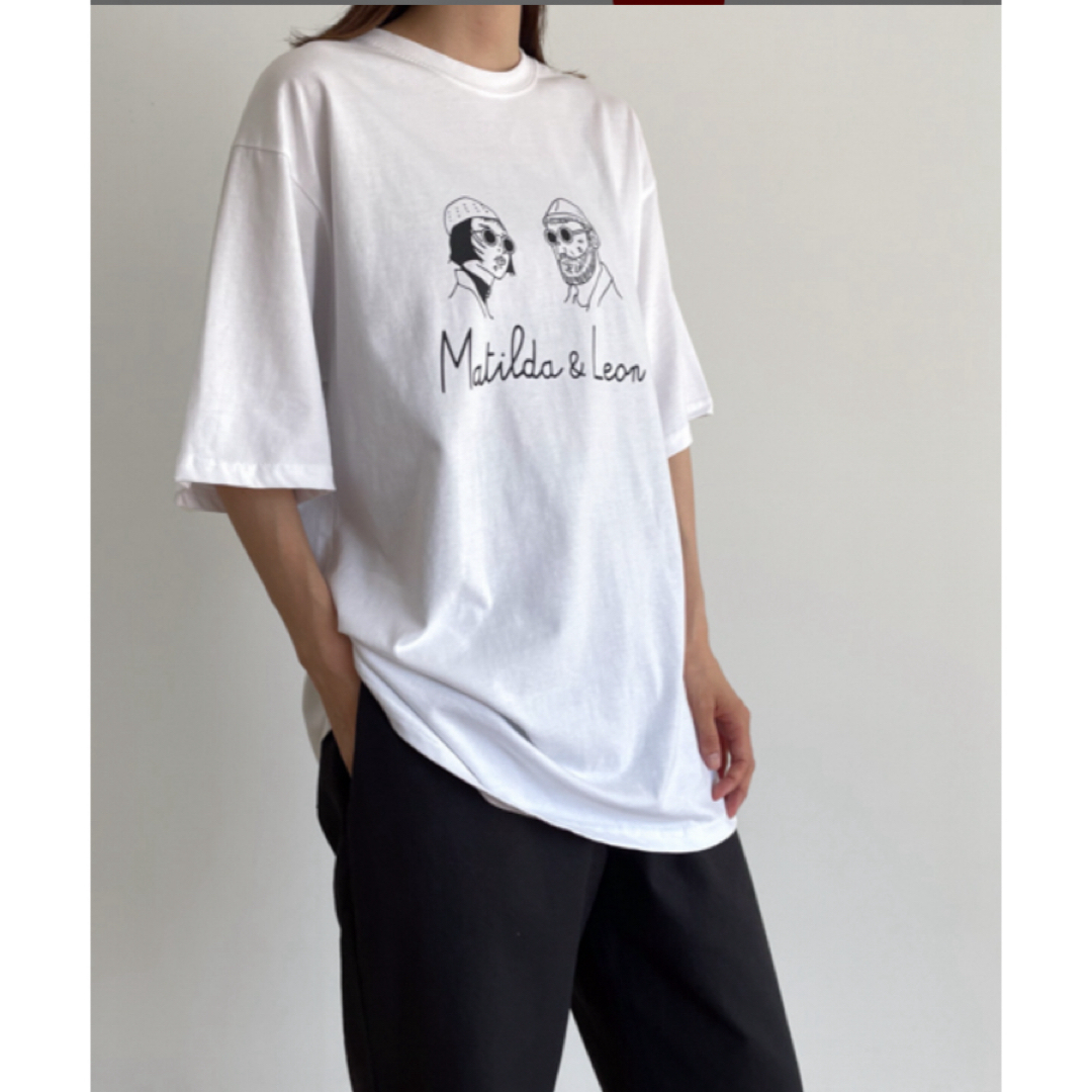 CANAL JEAN(キャナルジーン)のElmar エルマール "M&L"オーバーサイズ半袖Tシャツ canaljean レディースのトップス(Tシャツ(半袖/袖なし))の商品写真